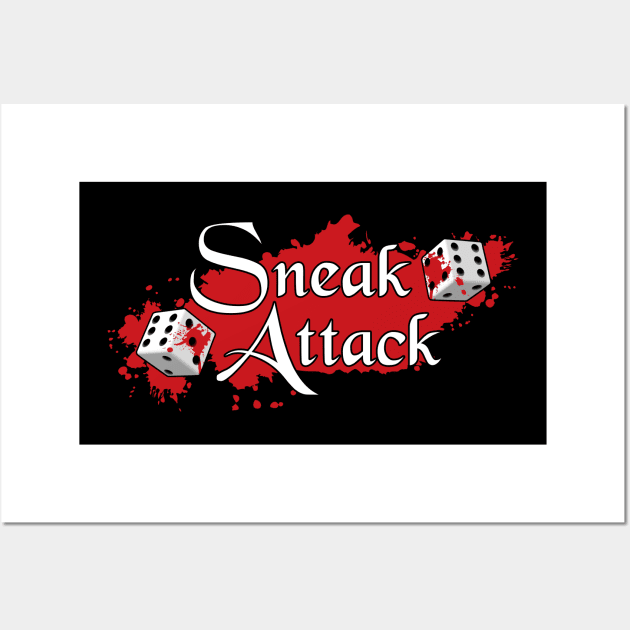 Sneak Attack Wall Art by NashSketches